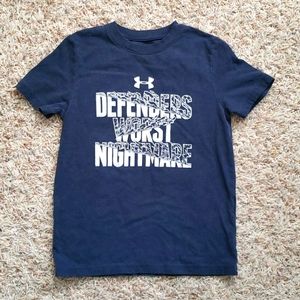 Boys Under Armour Blue Shirt